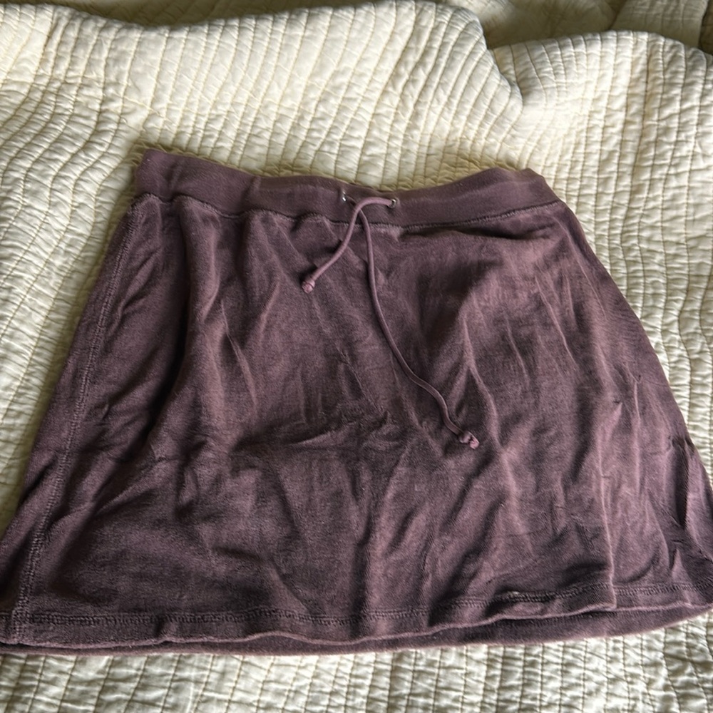 Terry cloth skirt- Moda International- Medium